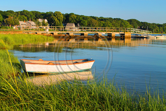 Wooden skiff located at Pocasset, MA