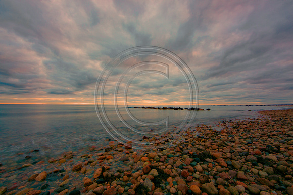 Sunrise with crazy clouds Town Neck Beach, Sandwich Cape Cod