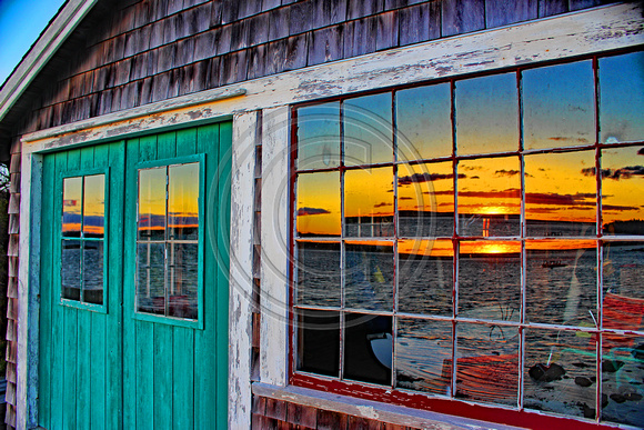 Reflections at sunset Cape Cod Style