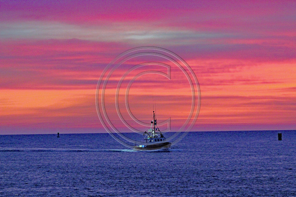 Fishing vessel Terri Ann heading in from Cape Cod Bay