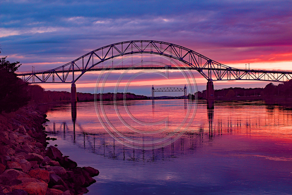 Sunset on the Cape Cod Canal