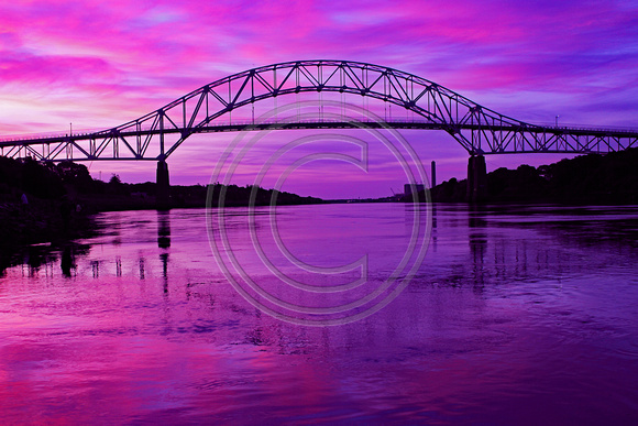 Colors in the sky Sagamore Bridge