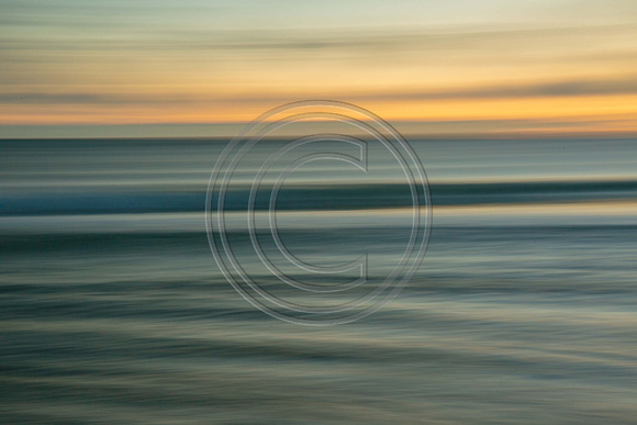 Sunrise with clor & waves Sagamore Beach