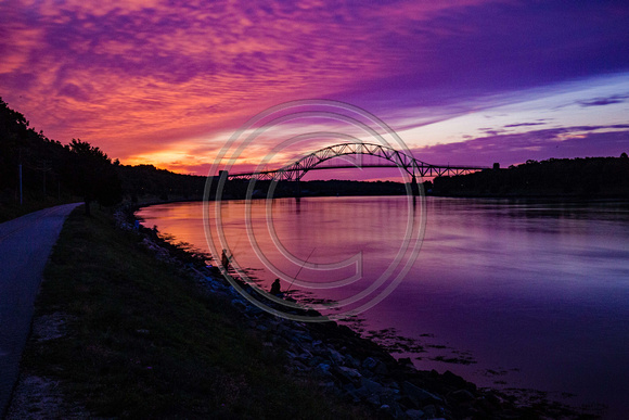 Colors at sunset Cape Cod Canal