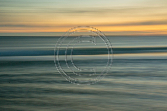 Waves & sunrise Cape Cod Bay
