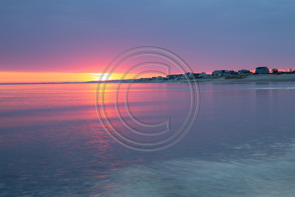 Pink golen sunrise Town Neck Beach Sandwich Cape Cod