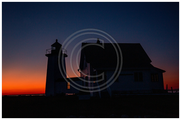 Wings Neck Lighthouse sunset