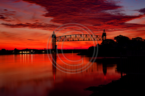 Sunrise Cape Cod Canal Railroad Bridge