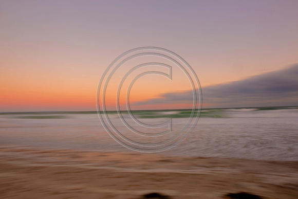 Sunrise waves & color Sandy Neck Beach Cape Cod