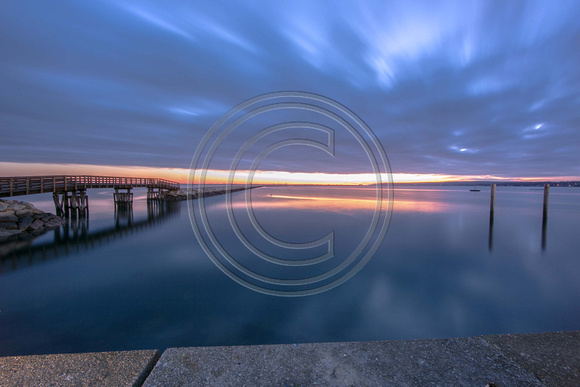 Plymouth Harbor sunrise